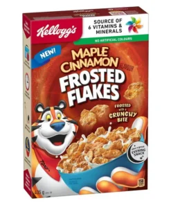Kellogg's Frosted Flakes Maple Cinnamon Frosted Flakes 435g Box Wholesale Case of 10