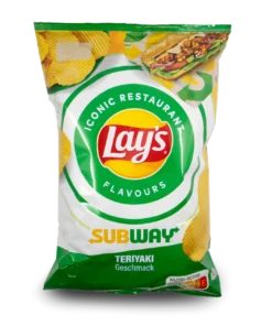 Lays Subway Teriyaki Chicken 150g Bag Wholesale Case of 10