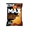 Walkers/Lays Max Sizzling Flame Grilled Steak 50g Bag Wholesale - Case of 24